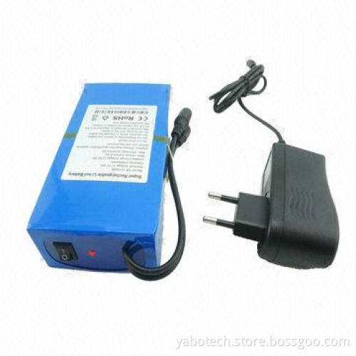 12V DC Rechargeable Li-ion Battery Pack, Suitable for CCTV LED, 1-year Warranty